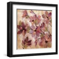 Magenta Branch I-Silvia Vassileva-Framed Art Print