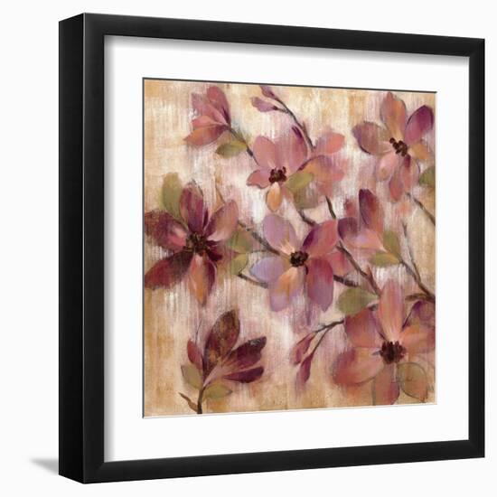 Magenta Branch I-Silvia Vassileva-Framed Art Print