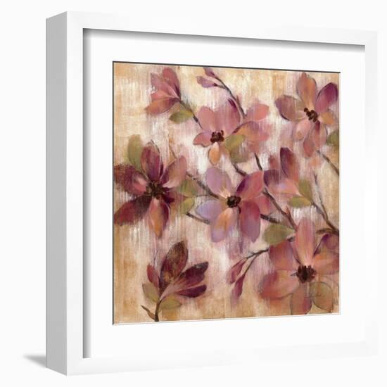 Magenta Branch I-Silvia Vassileva-Framed Art Print