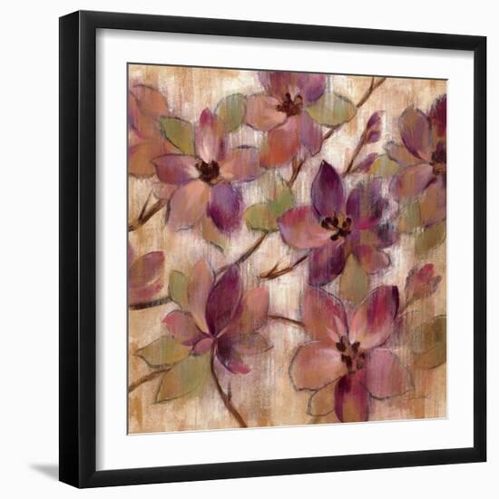 Magenta Branch II-Silvia Vassileva-Framed Art Print