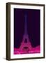 Magenta Eiffel Tower-Cora Niele-Framed Giclee Print