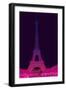 Magenta Eiffel Tower-Cora Niele-Framed Giclee Print