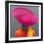 Magenta Hat, Saffron Jacket, 2014-Lincoln Seligman-Framed Giclee Print
