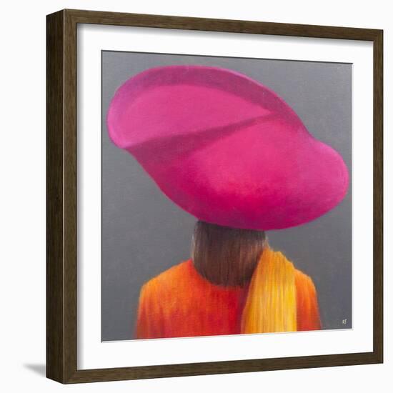 Magenta Hat, Saffron Jacket, 2014-Lincoln Seligman-Framed Giclee Print