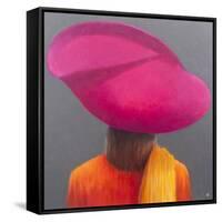 Magenta Hat, Saffron Jacket, 2014-Lincoln Seligman-Framed Stretched Canvas