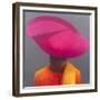 Magenta Hat, Saffron Jacket, 2014-Lincoln Seligman-Framed Giclee Print