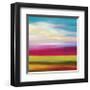 Magenta Horizon-Mary Johnston-Framed Giclee Print