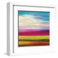 Magenta Horizon-Mary Johnston-Framed Giclee Print