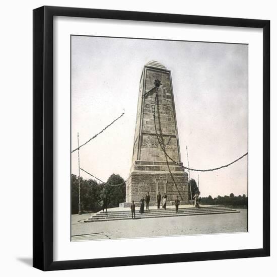 Magenta (Italy), Monument to the Frenchmen Killed in the Battle Where They Defeated Austrian Troops-Leon, Levy et Fils-Framed Photographic Print