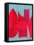 Magenta Ribbon I-null-Framed Stretched Canvas