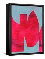 Magenta Ribbon II-null-Framed Stretched Canvas