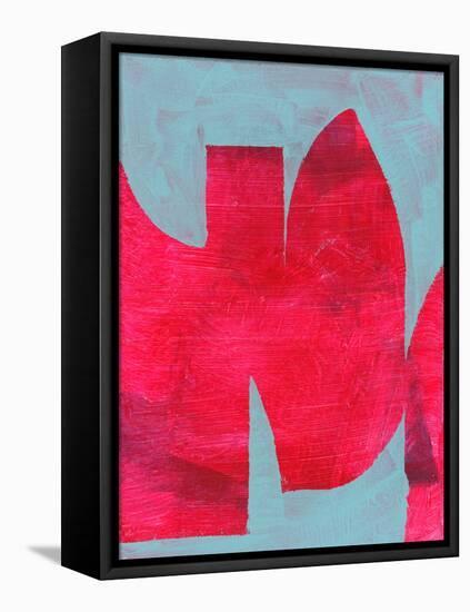 Magenta Ribbon II-null-Framed Stretched Canvas