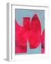 Magenta Ribbon II-null-Framed Art Print