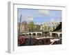 Magere Brug, Amstel River, Amsterdam, Netherlands, Europe-Amanda Hall-Framed Photographic Print