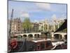 Magere Brug, Amstel River, Amsterdam, Netherlands, Europe-Amanda Hall-Mounted Photographic Print