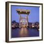 Magere Brug (Bridge), Amstel, Amsterdam, the Netherlands-Rainer Mirau-Framed Photographic Print