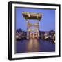 Magere Brug (Bridge), Amstel, Amsterdam, the Netherlands-Rainer Mirau-Framed Photographic Print