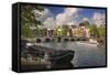 Magere Brug in Amsterdam-Jon Hicks-Framed Stretched Canvas