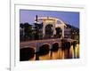 Magere Brug (Skinny Bridge), Amsterdam, the Netherlands (Holland)-Sergio Pitamitz-Framed Photographic Print