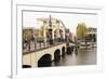 Magere Brug (The Skinny Bridge), Amsterdam, Netherlands, Europe-Amanda Hall-Framed Photographic Print