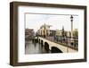 Magere Brug (The Skinny Bridge), Amsterdam, Netherlands, Europe-Amanda Hall-Framed Photographic Print