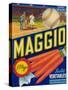 Maggio Vegetable Label - Holtville, CA-Lantern Press-Stretched Canvas