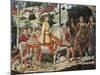 Magi Chapel. Journey of the Magi (the Magi Ride)-Benozzo Gozzoli-Mounted Giclee Print