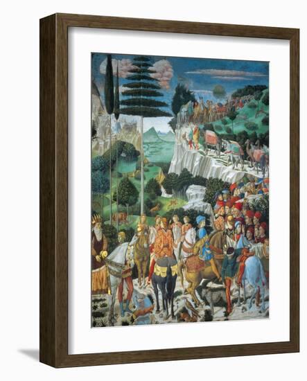 Magi Chapel. Journey of the Magi (the Magi Ride)-Benozzo Gozzoli-Framed Giclee Print