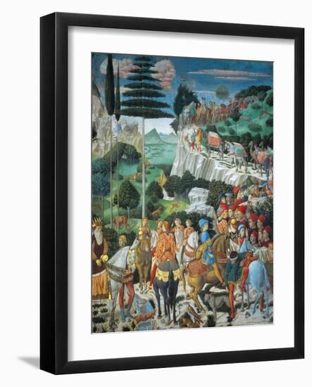 Magi Chapel. Journey of the Magi (the Magi Ride)-Benozzo Gozzoli-Framed Giclee Print