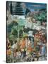 Magi Chapel. Journey of the Magi (the Magi Ride)-Benozzo Gozzoli-Stretched Canvas