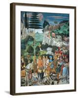 Magi Chapel. Journey of the Magi (the Magi Ride)-Benozzo Gozzoli-Framed Giclee Print