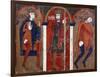 Magi Kings, Vic Workshop, 12th Century, Altarpiece from Saint Vicens of Espinelves-null-Framed Giclee Print