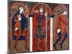 Magi Kings, Vic Workshop, 12th Century, Altarpiece from Saint Vicens of Espinelves-null-Mounted Giclee Print