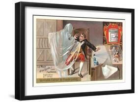 Magic Act Revealed, Ghost-null-Framed Art Print