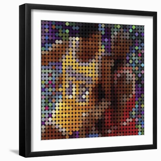 Magic and Jordan-Yoni Alter-Framed Premium Giclee Print