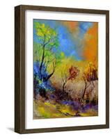 Magic Autumn in the Wood-Pol Ledent-Framed Art Print