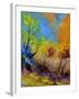 Magic Autumn in the Wood-Pol Ledent-Framed Art Print