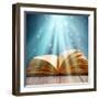 Magic Book of Knowledge-Remains-Framed Photographic Print