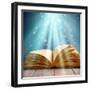 Magic Book of Knowledge-Remains-Framed Photographic Print