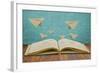 Magic Book with Paper Plane-jannoon028-Framed Photographic Print