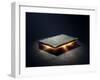 Magic Book with Super Powers - 3D Artwork-Johan Swanepoel-Framed Art Print