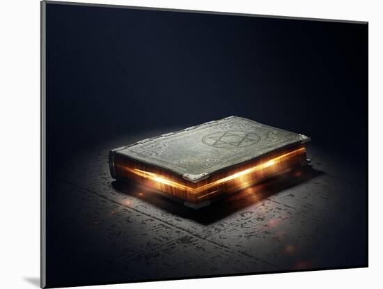 Magic Book with Super Powers - 3D Artwork-Johan Swanepoel-Mounted Art Print