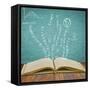 Magic Book-jannoon028-Framed Stretched Canvas