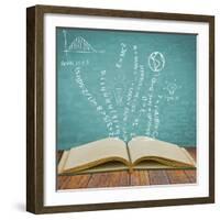 Magic Book-jannoon028-Framed Photographic Print