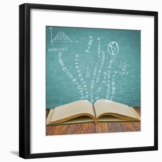 Magic Book-jannoon028-Framed Photographic Print