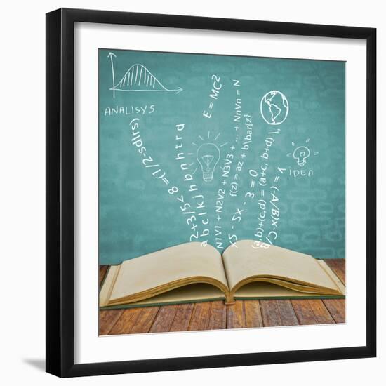 Magic Book-jannoon028-Framed Photographic Print