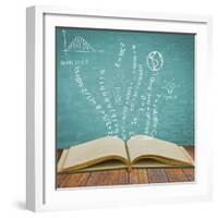 Magic Book-jannoon028-Framed Photographic Print