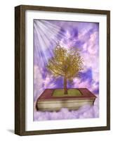 Magic Book-justdd-Framed Art Print