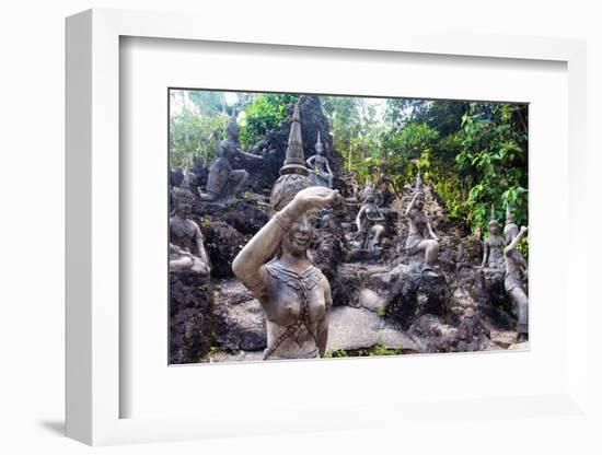 Magic Buddha Garden-iunewind-Framed Photographic Print
