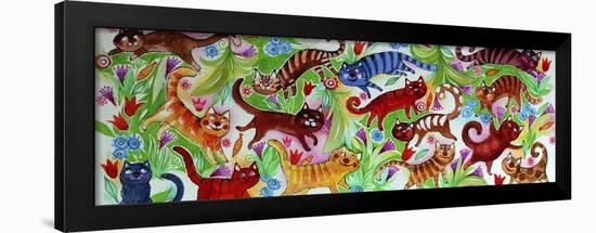 Magic Cats-Oxana Zaika-Framed Giclee Print